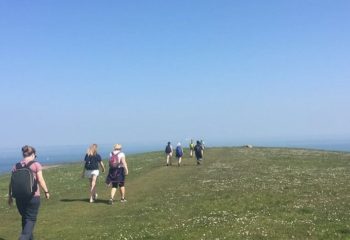 Coastal hike, Newhaven white cliffs, Brighton and Portslade