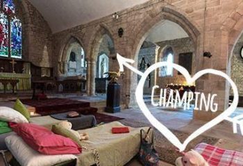 Champing Weekend (sleep in an ancient church)